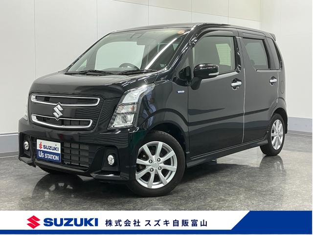 ワゴンＲスティングレー(スズキ) スティングレー　ＨＹＢＲＩＤ　Ｘ　ナビ付　オートライト　Ｂｌｕｅｔｏｏｔｈ　プッシュスタート　シートヒーター　オートエアコン　衝突被害軽減システム　アイドリングストップ　横滑り防止機能　衝突安全ボディ 中古車画像