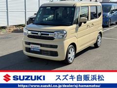 スペーシア HYBRID X 全方位ナビ オートライト バックカメラ Bluetooth スライドドア 純正ナビ プッシュスタート シートヒーター 禁煙車 オートエアコン スズキセーフティーサポート 衝突被害軽減システム 衝突安全ボディ 中古車画像