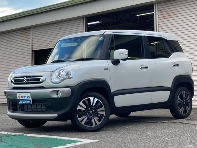 クロスビー(スズキ) ＨＹＢＲＩＤ　ＭＺ　４型　４ＷＤ　６ＡＴ　メッキドアハンドル　本革巻ステアリング　衝突軽減ブレーキサポート　ＬＥＤフォグランプ 中古車画像