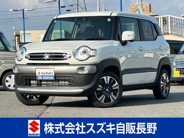 クロスビー(スズキ) ＨＹＢＲＩＤ　ＭＺ　４型　４ＷＤ　全方位カメラ　バックカメラ　オートライト　プッシュスタート　シートヒーター　オートエアコン　４ＷＤ　衝突被害軽減システム　アイドリングストップ　横滑り防止機能　衝突安全ボディ　盗難防止システム 中古車画像