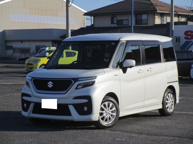 ソリオバンディット　ＨＹＢＲＩＤ　ＭＶ ８インチナビ＆全方位モニター＆ＥＴＣ＆前後ドライブレコーダー装着車！！