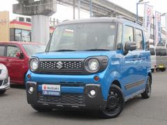 スペーシアギア ギア HYBRID XZターボ 全方位カメラナビ ETC オートライト Bluetooth スライドドア 純正ナビ プッシュスタート シートヒーター オートエアコン スズキセーフティーサポート アイドリングストップ 横滑り防止機能 衝突安全ボディ 中古車画像