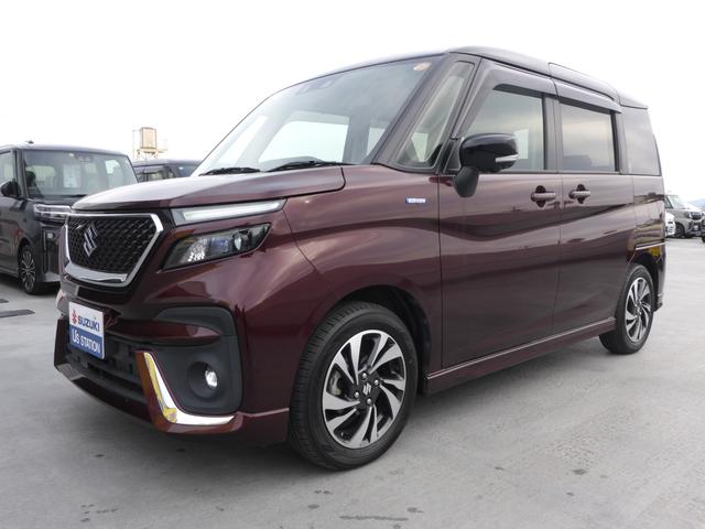 ＦＦ・ＣＶＴのソリオバンディット　ＨＹＢＲＩＤ　ＭＶ 入庫！全方位モニター付９インチナビ・フロアマット・ドアバイザー！