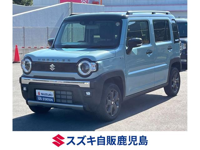 令和７年式　ハスラー　タフワイルド　入荷です。　色は オフブルーとブラックの２トーン♪　衝突被害軽減ブレーキ　ＣＶＴ　ＡＣＣ