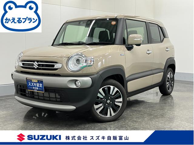 クロスビー(スズキ) ＨＹＢＲＩＤ　ＭＺ　４型　４ＷＤ　全方位カメラ　ＬＥＤヘッドランプ　オートライト　プッシュスタート　シートヒーター　オートエアコン　衝突被害軽減システム　アイドリングストップ　横滑り防止機能　衝突安全ボディ 中古車画像