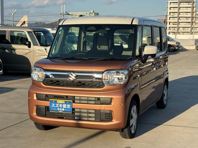 両側電動スライド装備、雨の日の乗り降りに快適をプラス スペーシア入荷です！スライドドアや天井の高さ、収納の多さが人気です。