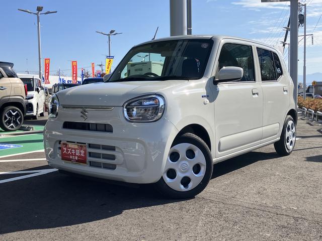 アルト(スズキ) ＨＹＢＲＩＤ　Ｓ　２型　スズキセーフティサポート　デュアルカメラブレーキサポート　後退時ブレーキサポート　前後誤発進抑制機能　リアパーキングセンサー　ＬＥＤヘッドランプ　ハイビームアシスト　オートライト 中古車画像