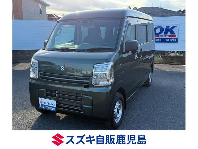 令和６年式　エブリイ　ＰＡリミテッド　入荷。　色は クールカーキ♪　衝突被害軽減ブレーキ　ＣＶＴ　ＬＥＤ　ＡＣ　ＰＳ　ＰＷ