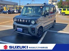 スペーシアギア ハイブリッドXZ ターボ カーナビ/全方位カメラ スズキコネクト対応通信機 アダプティブクルーズコントロール 両側電動スライドドアプッシュスタート シートヒーター 衝突被害軽減システム アイドリングストップ 横滑り防止機能 衝突安全ボディ 中古車画像