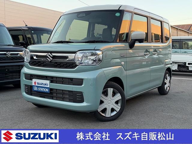 スペーシア(スズキ) ＨＹＢＲＩＤ　Ｘ　全方位モニタ付きナビ搭載♪　衝突軽減ブレーキ　後席両側電動スライドドア 中古車画像