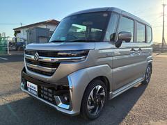 スペーシアカスタム カスタム HYBRID XSターボ ナビ 全方位カメラ オートライト バックカメラ Bluetooth スライドドア 純正ナビ プッシュスタート シートヒーター オートエアコン スズキセーフティーサポート アイドリングストップ 横滑り防止機能 中古車画像