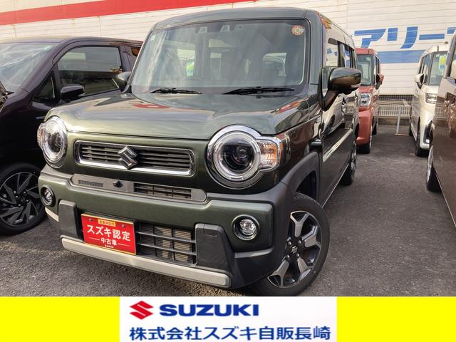 ハスラー　ＨＹＢＲＩＤ　Ｘ ＯＫ保証プレミアム付き　車検整備付き　走行２１，０００キロ　修復歴無し