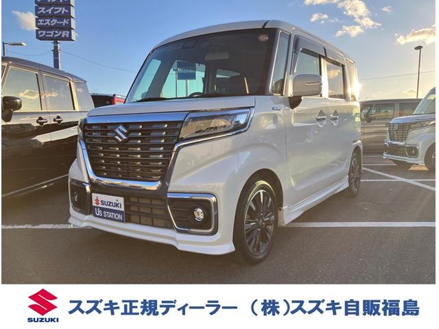 スペーシアカスタム(スズキ) カスタム　ＨＹＢＲＩＤ　ＸＳ　ＭＫ５３Ｓ　２ＷＤ　ＣＶＴ　★中古車ご成約時にスズキ安心メンテナンスパックをご加入で、スズキ純正ナビ本体１５％ＯＦＦ！！、またはスズキ純正オプション本体１５％ＯＦＦ！！（工賃・付属品は別途頂戴いたします）★ 中古車画像