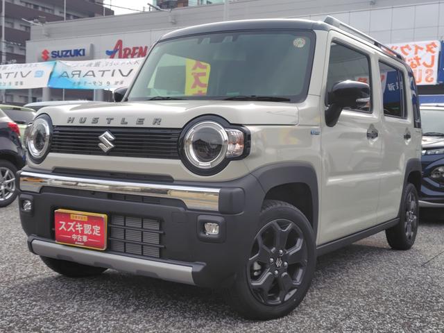 スズキ　ハスラー　タフワイルドです。 純正９インチナビ搭載です。