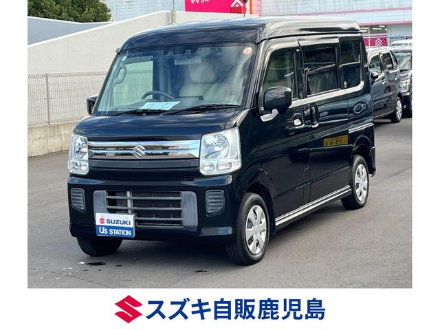 エブリイワゴン(スズキ) ＪＰターボ　ハイルーフ　衝突被害軽減ブレーキ　４ＡＴ　ディスプレイオーディオ　両側スライドドア　オートエアコン　リモコンキー　キーレススタート　電動格納式ドアミラー　オートライト　スライドドアクローザー　ホイールキャップ 中古車画像