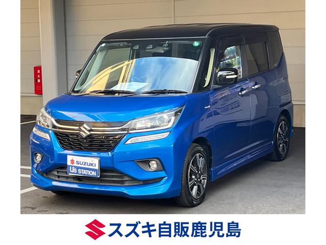 ソリオバンディット(スズキ) ハイブリッドＭＶ　デュアルカメラブレーキサポート　マイルドハイブリッド　両側電動スライドドア　ナビ　全方位カメラ　ＣＶＴ　オートエアコン　キーレススタート　オートライト　オーディオスイッチ　ＡＣＣ　ＥＴＣ　前後ドラレコ 中古車画像