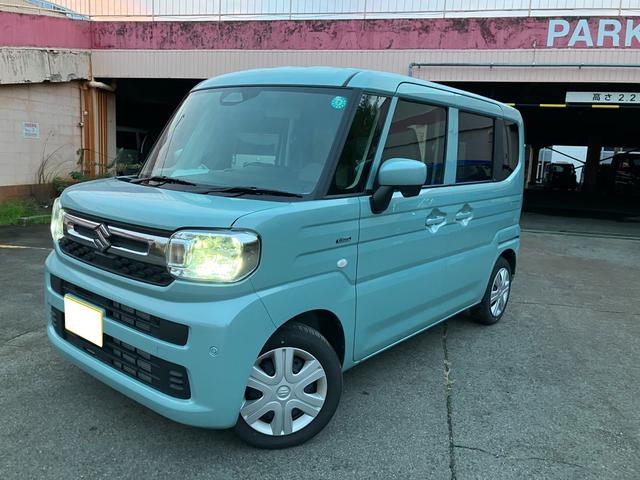 スペーシア(スズキ) ＨＹＢＲＩＤ　Ｇ　★４ＷＤ★　４ＷＤ　オートライト　プッシュスタート　オートエアコン　衝突被害軽減システム　衝突安全ボディ　盗難防止システム 中古車画像