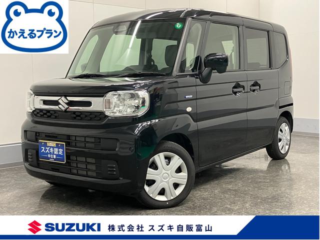 スペーシア(スズキ) ＨＹＢＲＩＤ　Ｇ　ＬＥＤヘッドランプ　衝突被害軽減ブレーキ　オートライト　スライドドア　プッシュスタート　アイドリングストップ　横滑り防止機能　衝突安全ボディ 中古車画像