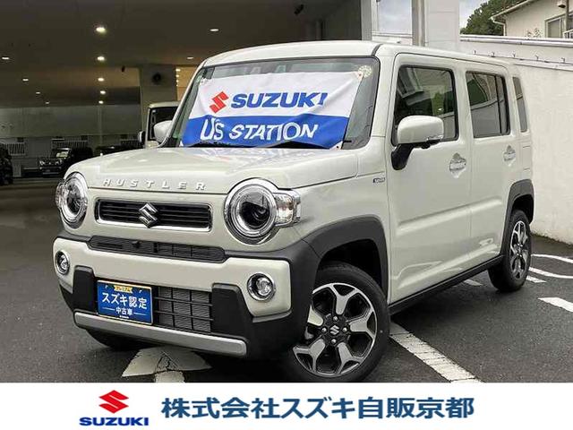 ハスラー(スズキ) ＨＹＢＲＩＤ　Ｘ　３型　４ＷＤ　全方位カメラ付ナビ　前後衝突被害軽減ブレーキ・踏み間違え抑制機能・Ｌ 中古車画像