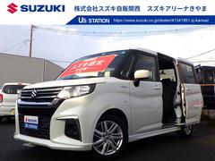 ソリオ HYBRID MX セーフティサポート 左側パワースライド アダプティブクルーズコントロール フロントシートサイドエアバッグ カーテンエアバッグ アイドリングストップ ステアリングオーディオスイッチ ロールサンシェード キーレスプッシュスタート スマートキー 中古車画像