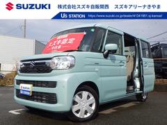 スペーシア HYBRID X セーフティサポート 両側パワースライド セーフティプラスパッケージ[電動パーキングブレーキ&ブレーキホールド、アダプティブクルーズコントロール、車線維持支援機能] LEDヘッド&ポジション スリムサーキュレーター サイド&カーテンエアバッグ 中古車画像