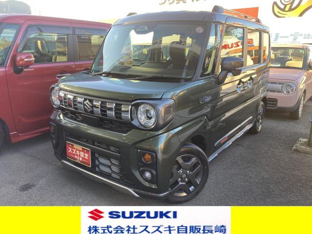 スペーシア　ギア　ＨＹＢＲＩＤ　ＸＺ ＯＫ保証プレミアム付き　車検１０年４月　走行５，０００キロ　修復歴無し