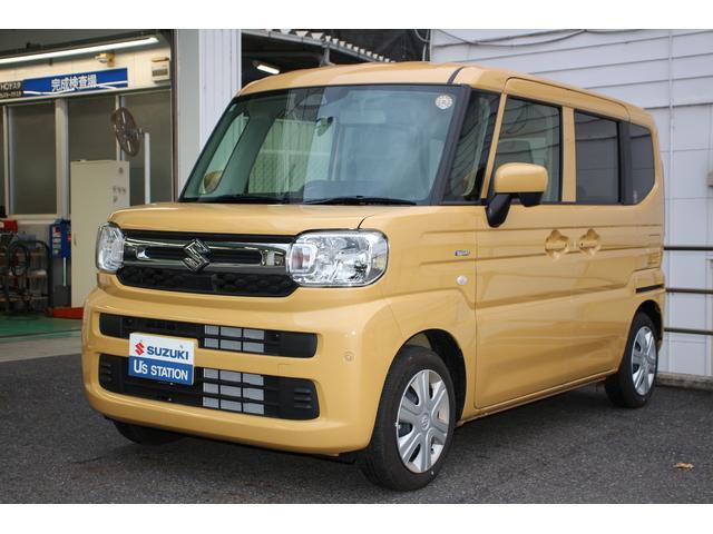 スズキ中古車のお探しはＵ’ｓステーション大津まで☆ スペーシアＨＹＢＲＩＤ－Ｘ入荷☆ミモザイエロー☆当社試乗車☆