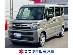 スペーシア ハイブリッドX デュアルセンサーブレーキサポートII マイルドハイブリッド 電動スライドドア 全方位ナビ CVT オートエアコン リモコンキー キーレススタート オートライト オーディオスイッチ LED ESP 中古車画像