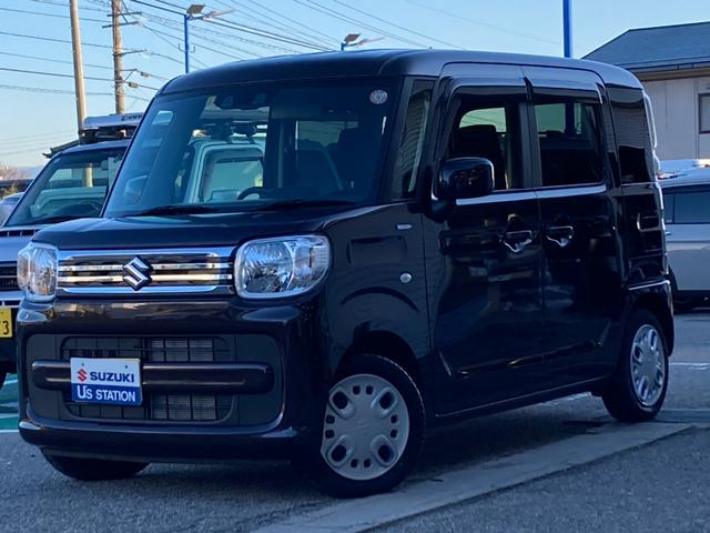 スペーシア(スズキ) ＨＹＢＲＩＤ　Ｘ　３型　４ＷＤ　ＣＶＴ　衝突軽減ブレーキサポート　両側電動スライドドア 中古車画像