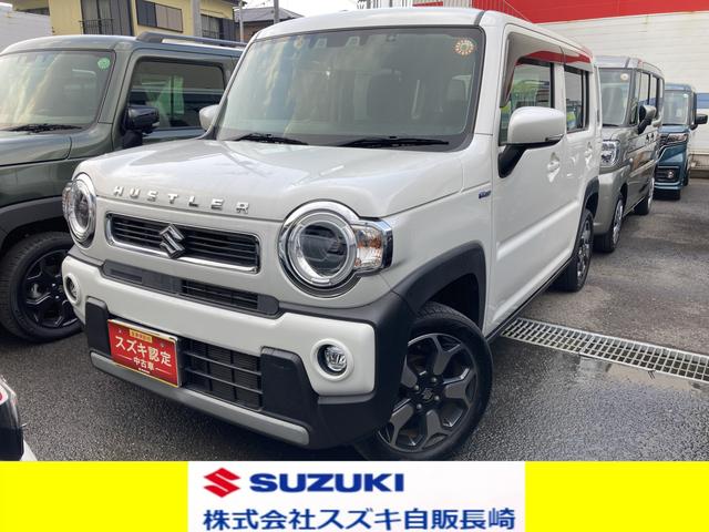 ハスラー　ＨＹＢＲＩＤ　Ｘ ディーラー保証１年付き　車検整備付き　走行７８，０００キロ　修復歴無し