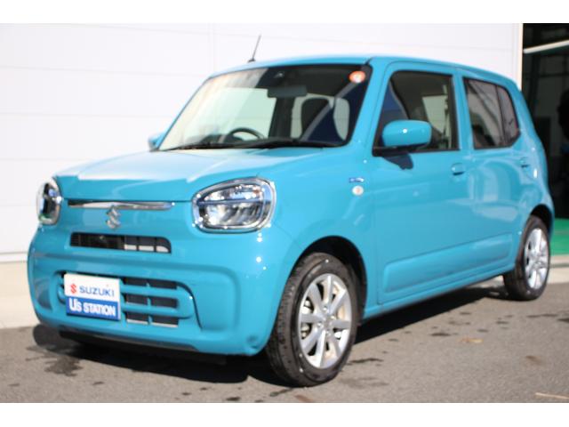 アルト(スズキ) ＨＹＢＲＩＤ　Ｘ　２型　全方位モニター　マイルドハイブリッド　バックカメラ　オートライト　プッシュスタート　シートヒーター　オートエアコン　スズキセーフティーサポート　アイドリングストップ　横滑り防止機能　衝突安全ボディ 中古車画像