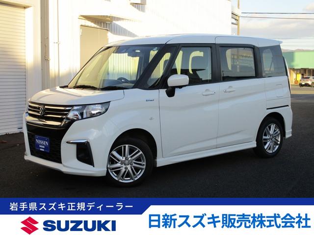 ソリオ(スズキ) ＨＹＢＲＩＤ　ＭＸ　４ＷＤ　レンタカーＵＰ　フルセグナビ　４ＷＤ　衝突被害軽減システム　フルセグナビ　Ｂｌｕｅｔｏｏｔｈ　全方位カメラ　後席左側パワースライド　プッシュスタート　シートヒーター　オートエアコン 中古車画像