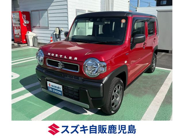 令和４年式　ハスラー　ハイブリッドＧ　入荷。　色は 色はレッドとガンメタの２トーン♪　衝突被害軽減ブレーキ　リモコンキー