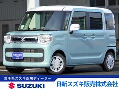 スペーシア ハイブリッドX 2WD CDオーディオ 両側電動スライドドア プッシュスタート 運転席シートヒーター オートエアコン オートライト 衝突被害軽減システム アイドリングストップ 横滑り防止機能 盗難防止システム アダプティブクルーズコントロール 中古車画像