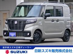 スペーシアベース XF 4WD 右側電動スライドドア 衝突被害軽減ブレーキ プッシュスタート 両席シートヒーター オートエアコン オートライト アイドリングストップ 横滑り防止機能 盗難防止システム アダプティブクルーズコントロール 中古車画像