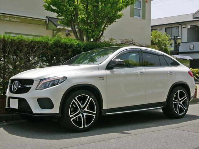 ＧＬＥ４３　４マチック　クーペ　ｄｅｓｉｇｎｏＥＸＣ左Ｈ　ｄｅｓｉｇｎｏエクスクルーシブ＆ナイト＆レーダセーフティＰＫＧ　左ハンドル　ポーセレン白革　パノラミックＳＲ　ＡＭＧ２２ＡＷ　３６０°カメラ　ハーマンカードン　カーボンパネル　Ｐバックドア(3枚目)