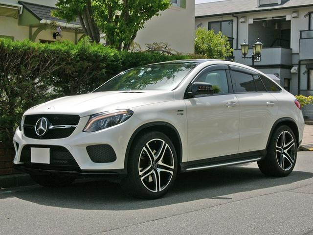 ＧＬＥ４３　４マチック　クーペ　ｄｅｓｉｇｎｏＥＸＣ左Ｈ　ｄｅｓｉｇｎｏエクスクルーシブ＆ナイト＆レーダセーフティＰＫＧ　左ハンドル　ポーセレン白革　パノラミックＳＲ　ＡＭＧ２２ＡＷ　３６０°カメラ　ハーマンカードン　カーボンパネル　Ｐバックドア(4枚目)