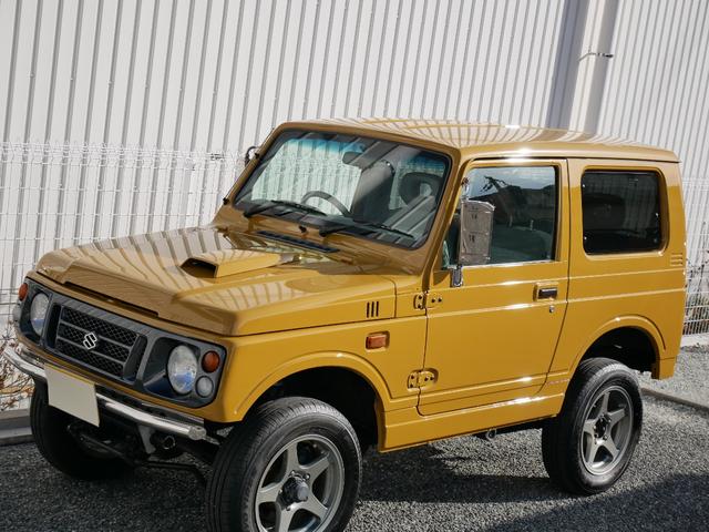 ジムニー ランドベンチャー　イエローオーカー新全塗装　ＡＴ・ＰＳ・ＡＢ　イエローオーカー新全塗装　新品断熱ＵＶカットＦガラス　カリフォルニアミラー　社外ＡＷ　社外前後ステンバンパー　ＥＴＣ　パワステ　オートマ　エアバッグ　ＡＢＳ　純正ＯＰウッド調パネル（37枚目）