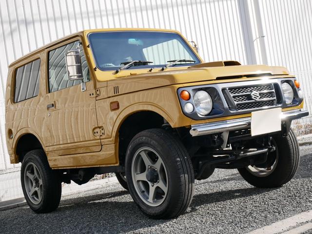 ジムニー ランドベンチャー　イエローオーカー新全塗装　ＡＴ・ＰＳ・ＡＢ　イエローオーカー新全塗装　新品断熱ＵＶカットＦガラス　カリフォルニアミラー　社外ＡＷ　社外前後ステンバンパー　ＥＴＣ　パワステ　オートマ　エアバッグ　ＡＢＳ　純正ＯＰウッド調パネル（58枚目）