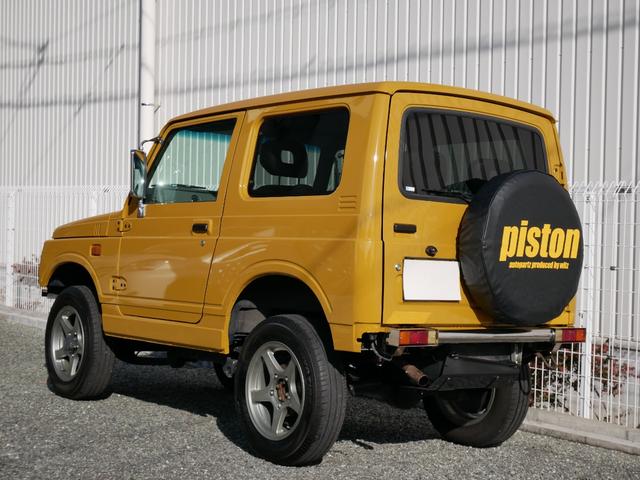 ジムニー ランドベンチャー　イエローオーカー新全塗装　ＡＴ・ＰＳ・ＡＢ　イエローオーカー新全塗装　新品断熱ＵＶカットＦガラス　カリフォルニアミラー　社外ＡＷ　社外前後ステンバンパー　ＥＴＣ　パワステ　オートマ　エアバッグ　ＡＢＳ　純正ＯＰウッド調パネル（64枚目）