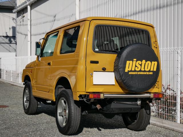 ジムニー ランドベンチャー　イエローオーカー新全塗装　ＡＴ・ＰＳ・ＡＢ　イエローオーカー新全塗装　新品断熱ＵＶカットＦガラス　カリフォルニアミラー　社外ＡＷ　社外前後ステンバンパー　ＥＴＣ　パワステ　オートマ　エアバッグ　ＡＢＳ　純正ＯＰウッド調パネル（65枚目）
