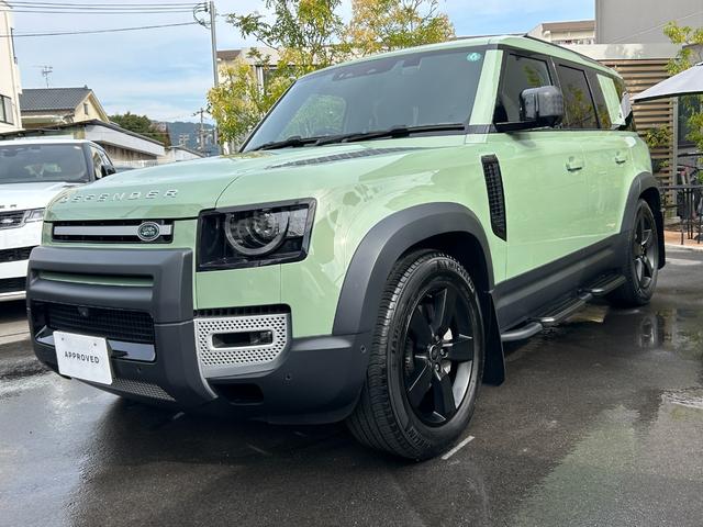 ディフェンダー １１０　７５ｔｈリミテッドエディション　認定中古車　幌サンルーフ　エアサス　ＭＥＲＩＤＩＡＮサラウンド　Ｈ．Ｕ．Ｄ　サイドステップ　ボディプロテクションキット　シートヒータ＆クーラ（Ｆ）　ハンドルヒータ　マトリクスＬＥＤライト　純正ドラレコ（7枚目）