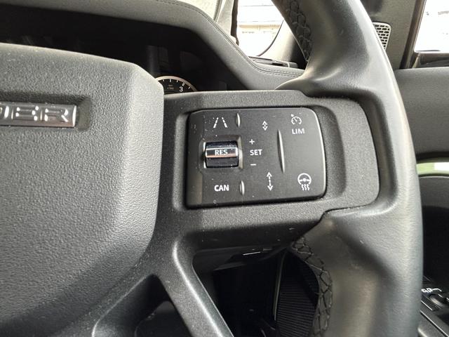 ディフェンダー １１０　７５ｔｈリミテッドエディション　認定中古車　幌サンルーフ　エアサス　ＭＥＲＩＤＩＡＮサラウンド　Ｈ．Ｕ．Ｄ　サイドステップ　ボディプロテクションキット　シートヒータ＆クーラ（Ｆ）　ハンドルヒータ　マトリクスＬＥＤライト　純正ドラレコ（66枚目）