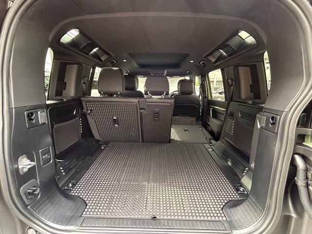 ディフェンダー １１０　７５ｔｈリミテッドエディション　認定中古車　幌サンルーフ　エアサス　ＭＥＲＩＤＩＡＮサラウンド　Ｈ．Ｕ．Ｄ　サイドステップ　ボディプロテクションキット　シートヒータ＆クーラ（Ｆ）　ハンドルヒータ　マトリクスＬＥＤライト　純正ドラレコ（77枚目）