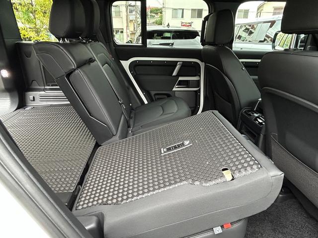 ディフェンダー １１０Ｘ－ダイナミックＳＥ　Ｄ３００　認定中古車　エアサス　サイドステップ（固定式）　レザー　メモリ付パワーシート　シートヒーター（Ｆ）　ＭＥＲＩＤＩＡＮ　ＡＣＣ／ＬＫＡ／ＢＳＭ／ＲＴＭ　２０インチＡＷ　　背面タイヤカバー　３６０カメラ（63枚目）