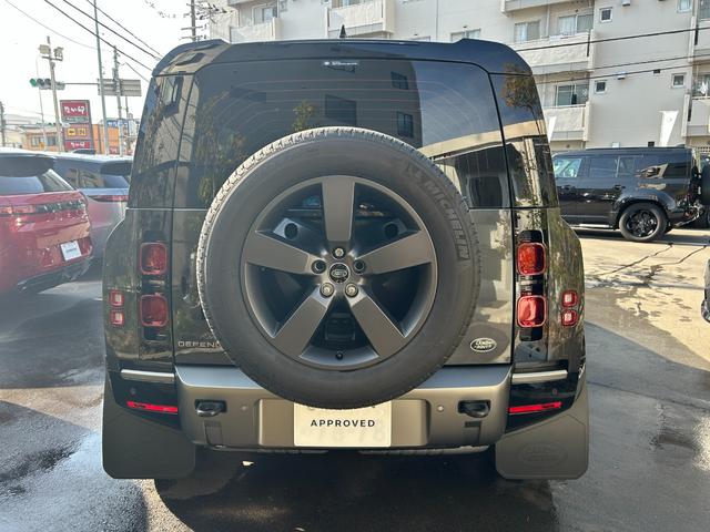 ディフェンダー 110X-ダイナミックHSE D300 認定中古車 1オーナー パノラミックスライディングルーフ サイドステップ ボンネットデカール MERIDIAN シートヒータ(F/R)&クーラ(F) 20AW 3ゾーンAC クラシックマッドガード(19枚目)