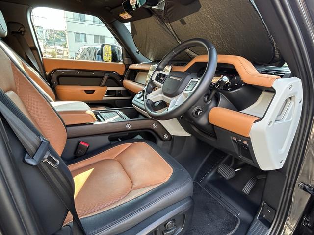 ディフェンダー 110X-ダイナミックHSE D300 認定中古車 1オーナー パノラミックスライディングルーフ サイドステップ ボンネットデカール MERIDIAN シートヒータ(F/R)&クーラ(F) 20AW 3ゾーンAC クラシックマッドガード(31枚目)