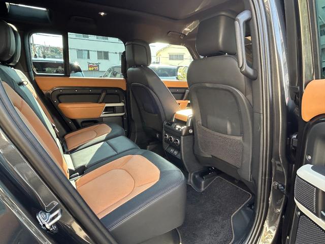 ディフェンダー 110X-ダイナミックHSE D300 認定中古車 1オーナー パノラミックスライディングルーフ サイドステップ ボンネットデカール MERIDIAN シートヒータ(F/R)&クーラ(F) 20AW 3ゾーンAC クラシックマッドガード(40枚目)
