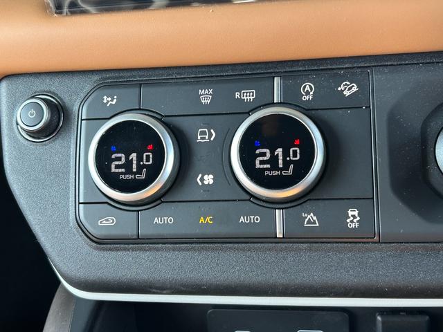 ディフェンダー 110X-ダイナミックHSE D300 認定中古車 1オーナー パノラミックスライディングルーフ サイドステップ ボンネットデカール MERIDIAN シートヒータ(F/R)&クーラ(F) 20AW 3ゾーンAC クラシックマッドガード(64枚目)