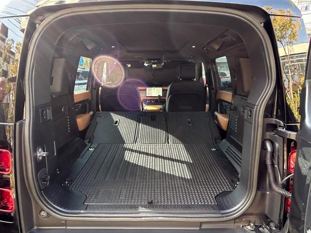 ディフェンダー 110X-ダイナミックHSE D300 認定中古車 1オーナー パノラミックスライディングルーフ サイドステップ ボンネットデカール MERIDIAN シートヒータ(F/R)&クーラ(F) 20AW 3ゾーンAC クラシックマッドガード(73枚目)